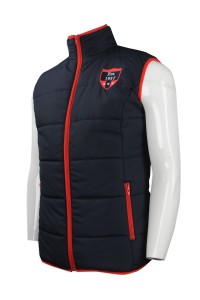 J721 團體訂購夾棉背心外套 設計夾棉背心外套 澳洲悉尼馬術活動 夾棉背心外套製造商 雪褸